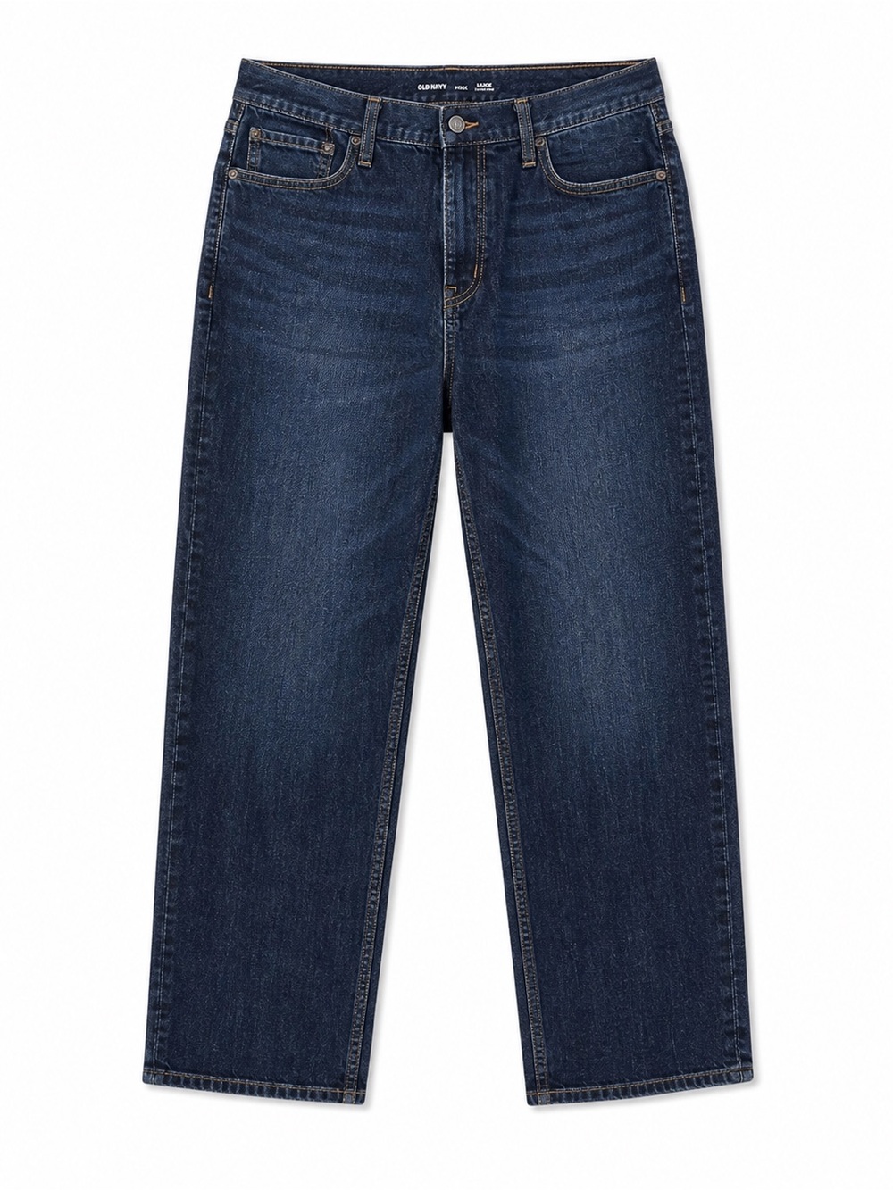 Old Navy Men's loose Fit Jeans w/Flex - Dark Blue 38x32
